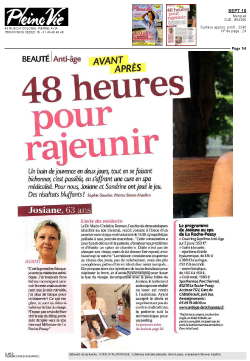 48 heure pour rajeunir PLEINE VIE