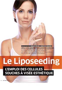 Le liposeedind l'emploi des cellules souches à viée esthétique ANTI AGE MAGAZINE