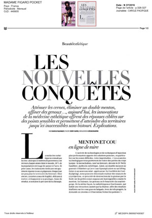 Madame Figaro : les nouvelles conquêtes de la médecine esthétique